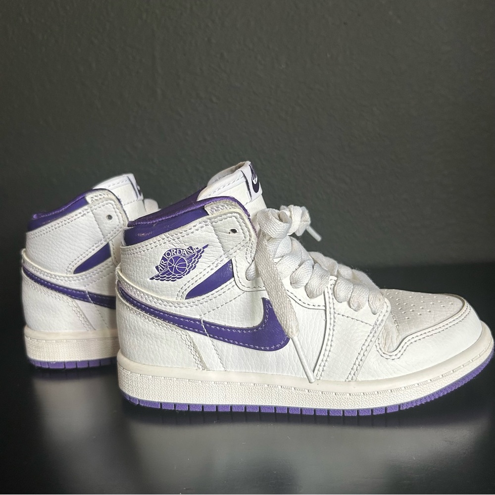 Nike Air Jordan 1 Retro High PS Court Purple, White/Court Purple size 12c
